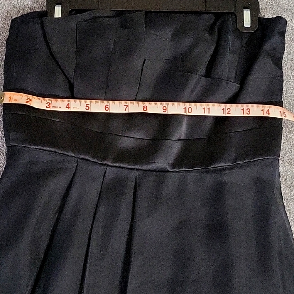 White House Black Market Strapless A-line Sheer Cocktail Dress - Picture 9 of 10